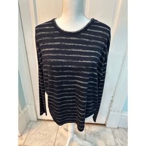 rag bone New York Striped Long Sleeve Top M M